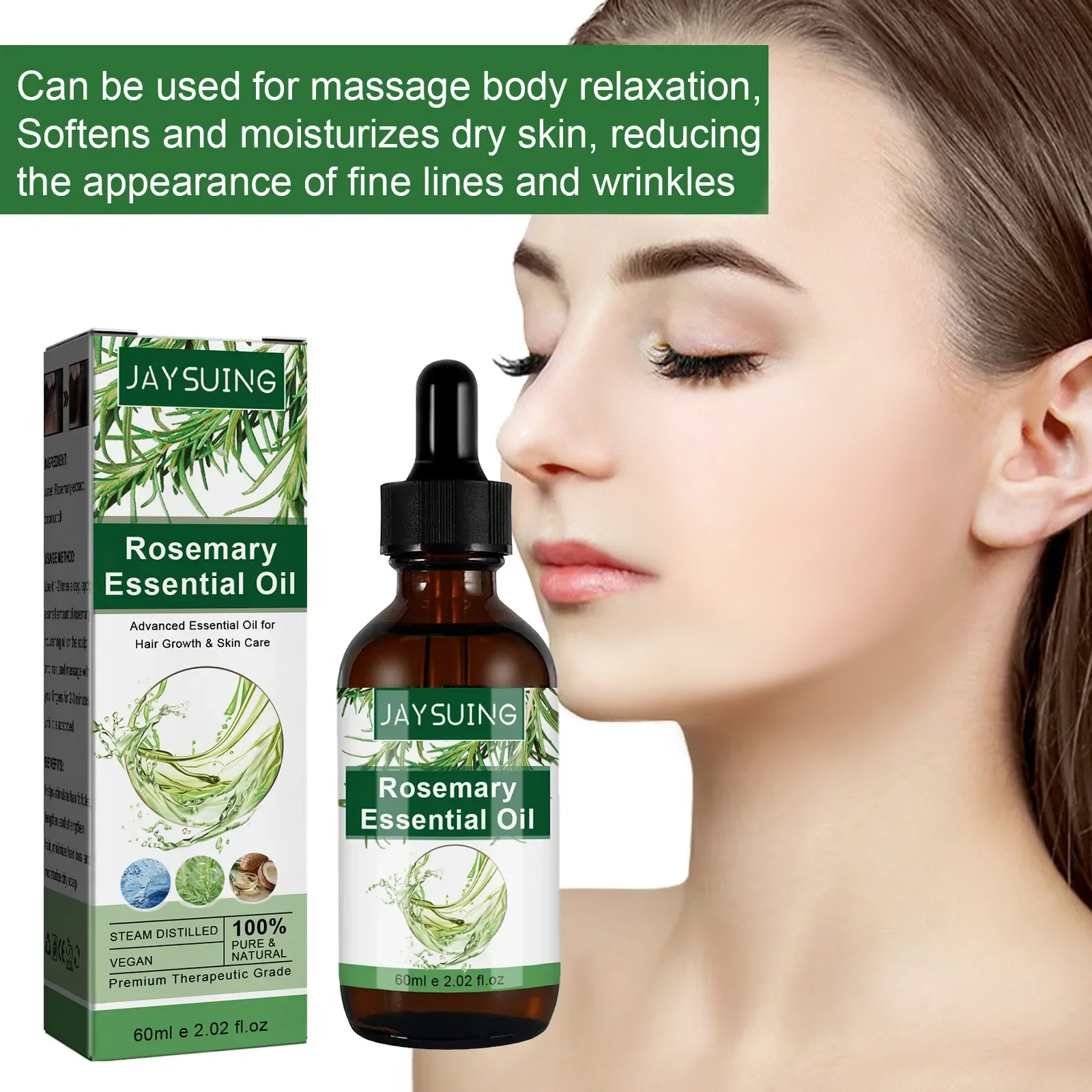 Rosemary Essential Oil For Hai - Hair Care Growth avaliação e preço