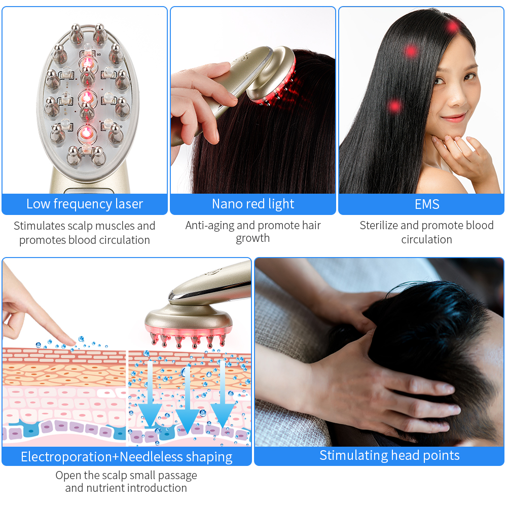 Electric Laser Hair Growth Com - Hair Care Growth avaliação e preço