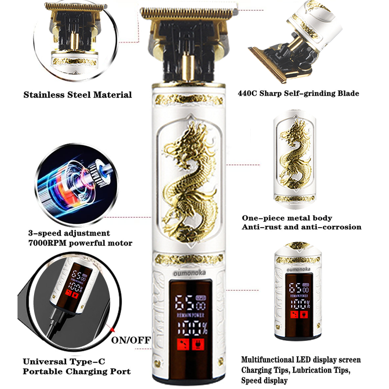 Professional Hair Clipper for  - Hair Care Barber avaliação e preço