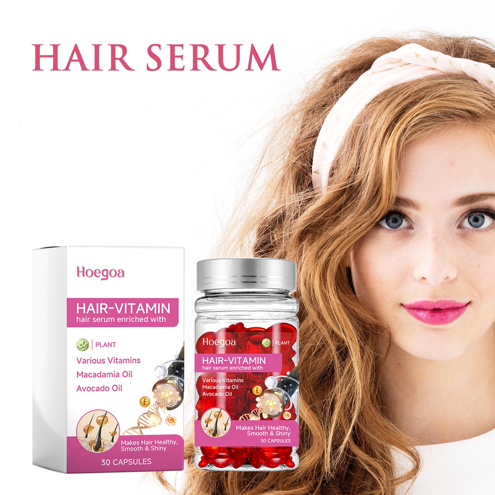 Vitamin Hair Growth Serum Caps - Hair Growth Serum Oil avaliação e preço