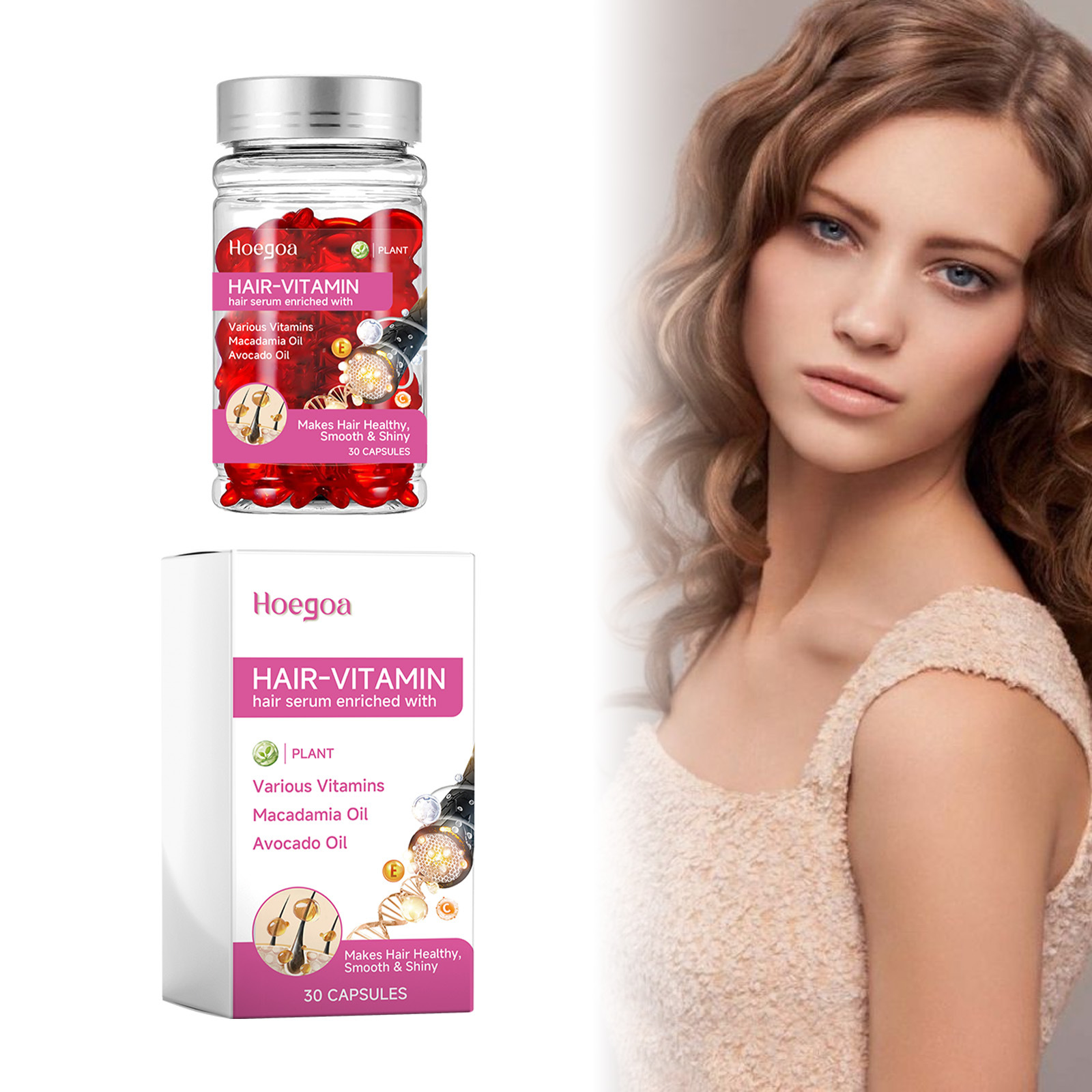 Vitamin Hair Growth Serum Caps - Hair Growth Serum Oil avaliação e preço
