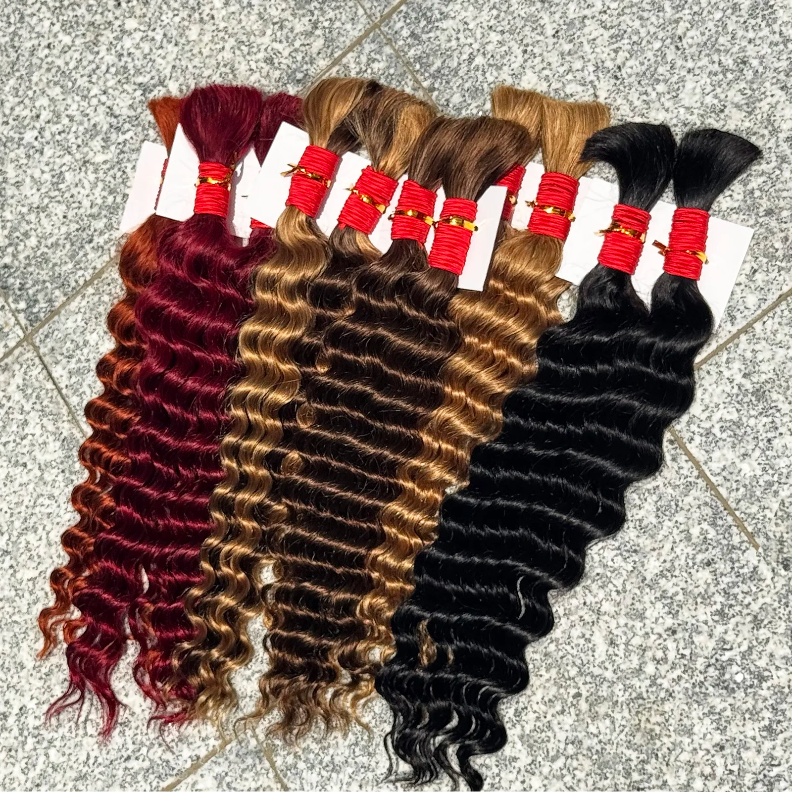 12A Human Hair Bulk for Boho B - Hair Care Barber avaliação e preço