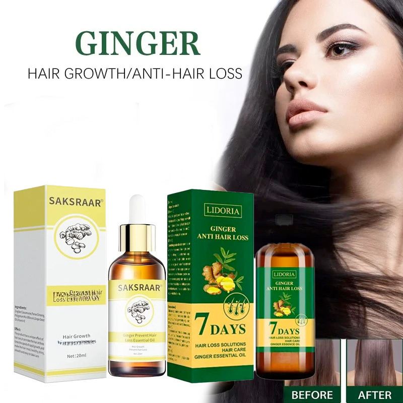 Ginger Hair Growth Products Fa - Hair Care Fragrance Essential Oil avaliação e preço
