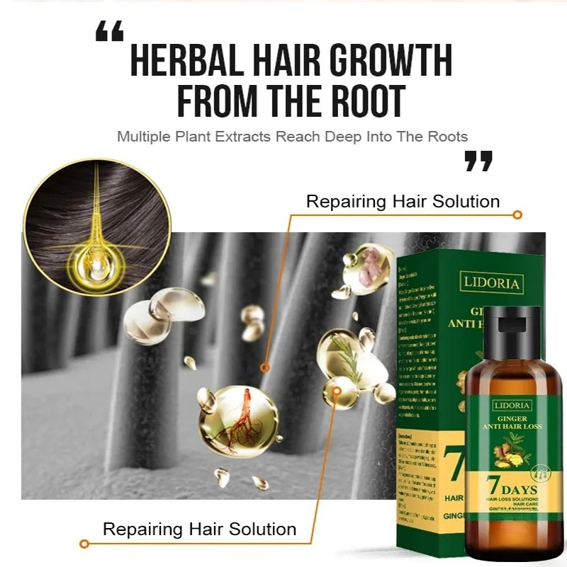 Ginger Hair Growth Products Fa - Hair Care Fragrance Essential Oil avaliação e preço