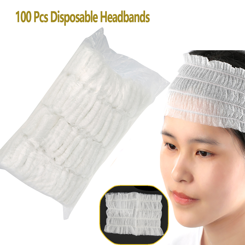 100 Pcs Disposable Headbands N - Hair Care Journey avaliação e preço