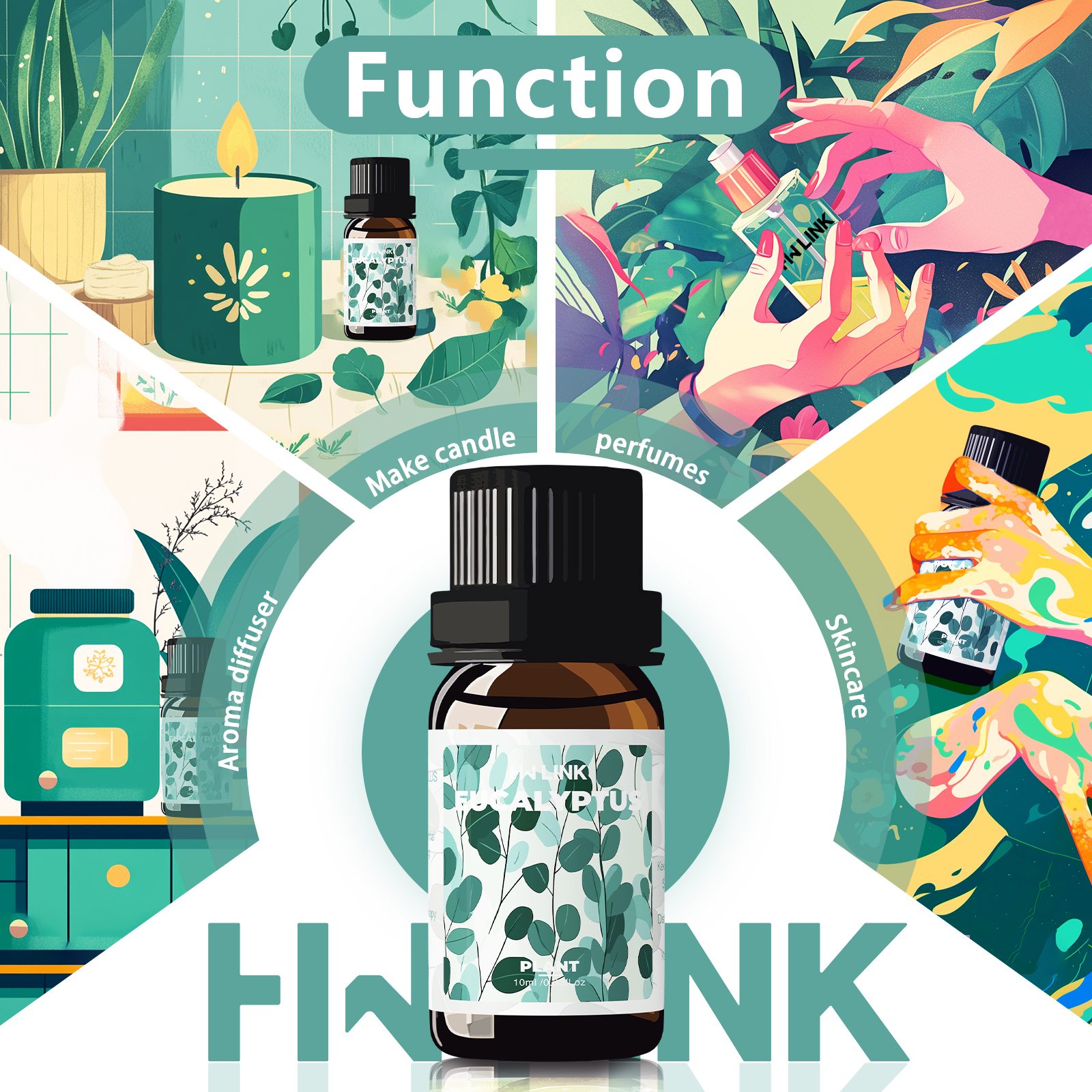 Eucalyptus Essential Oils 10ml - Hair Care Essential Oil avaliação e preço