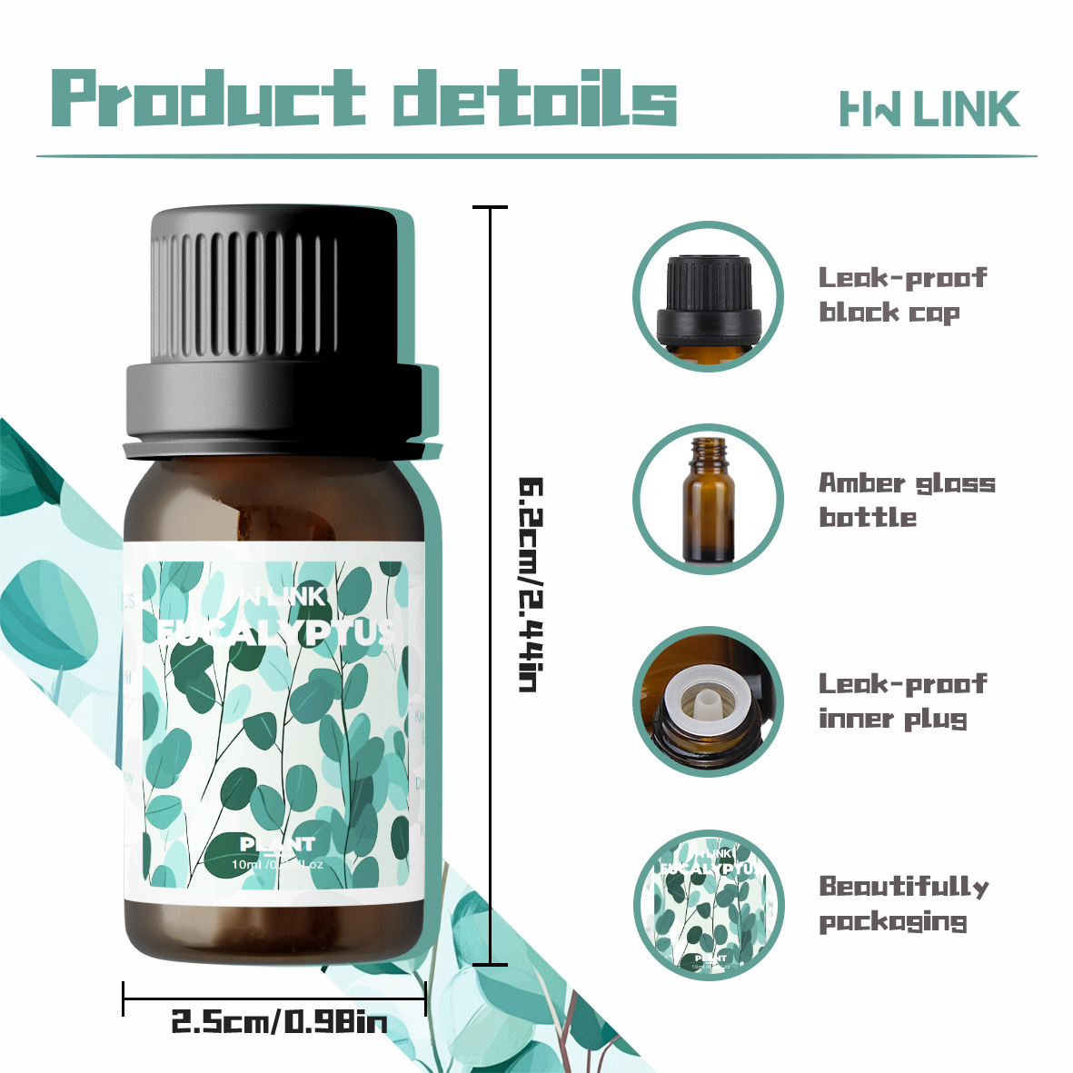 Eucalyptus Essential Oils 10ml - Hair Care Essential Oil avaliação e preço