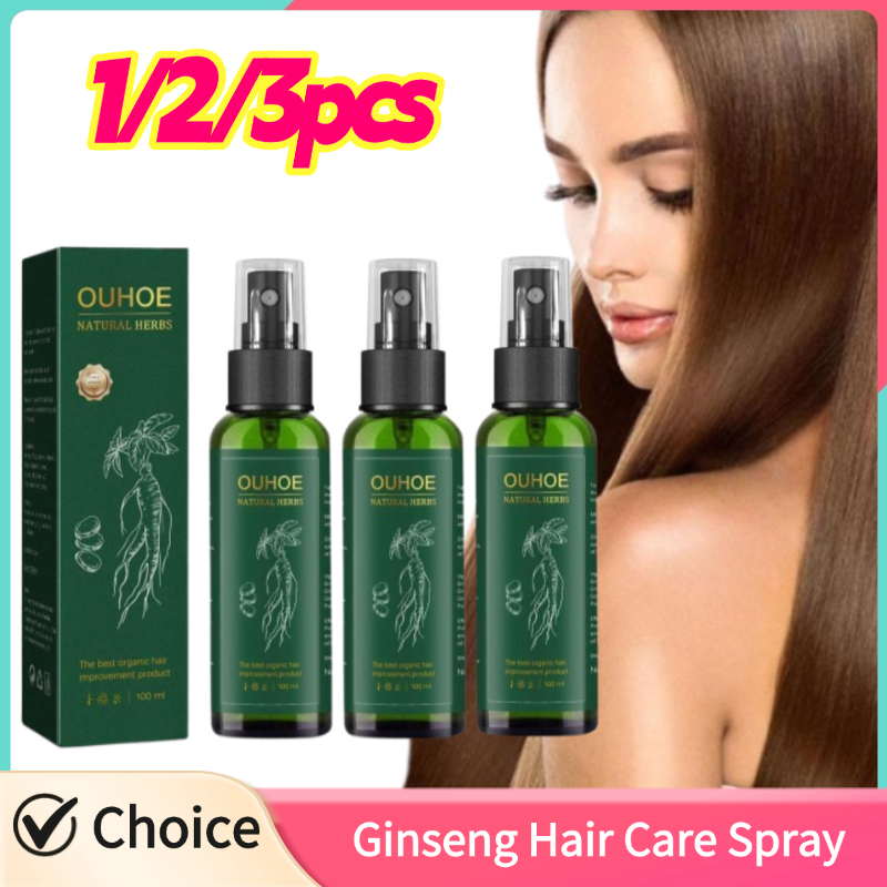 1/2/3pcs Ginseng Hair Serum Fo - Hair Care Ginseng avaliação e preço