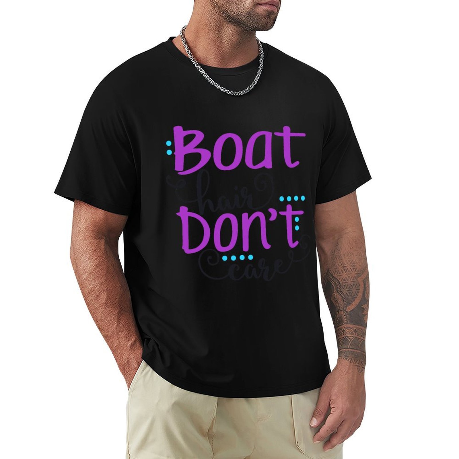 Boat Hair Don't Care T-Shirt B - Hair Care Basic avaliação e preço