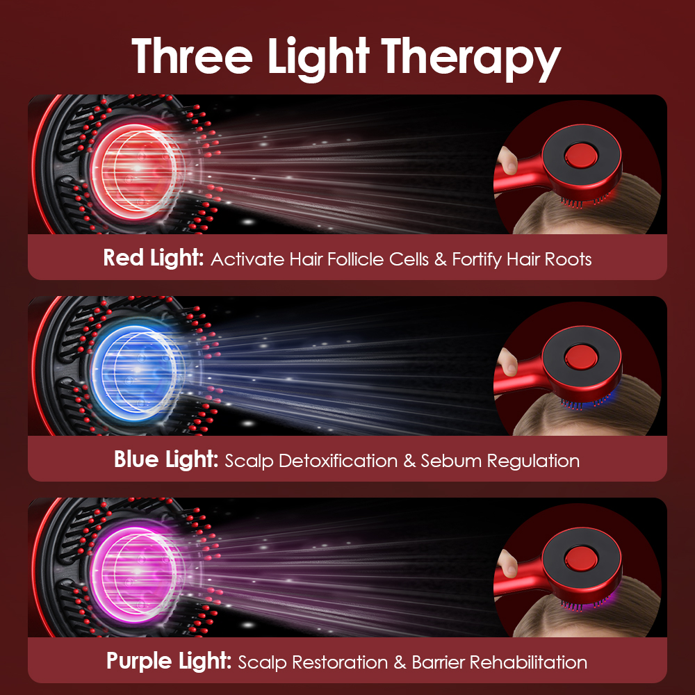New Electric Head Massage Comb - Hair Care Essential Oil avaliação e preço