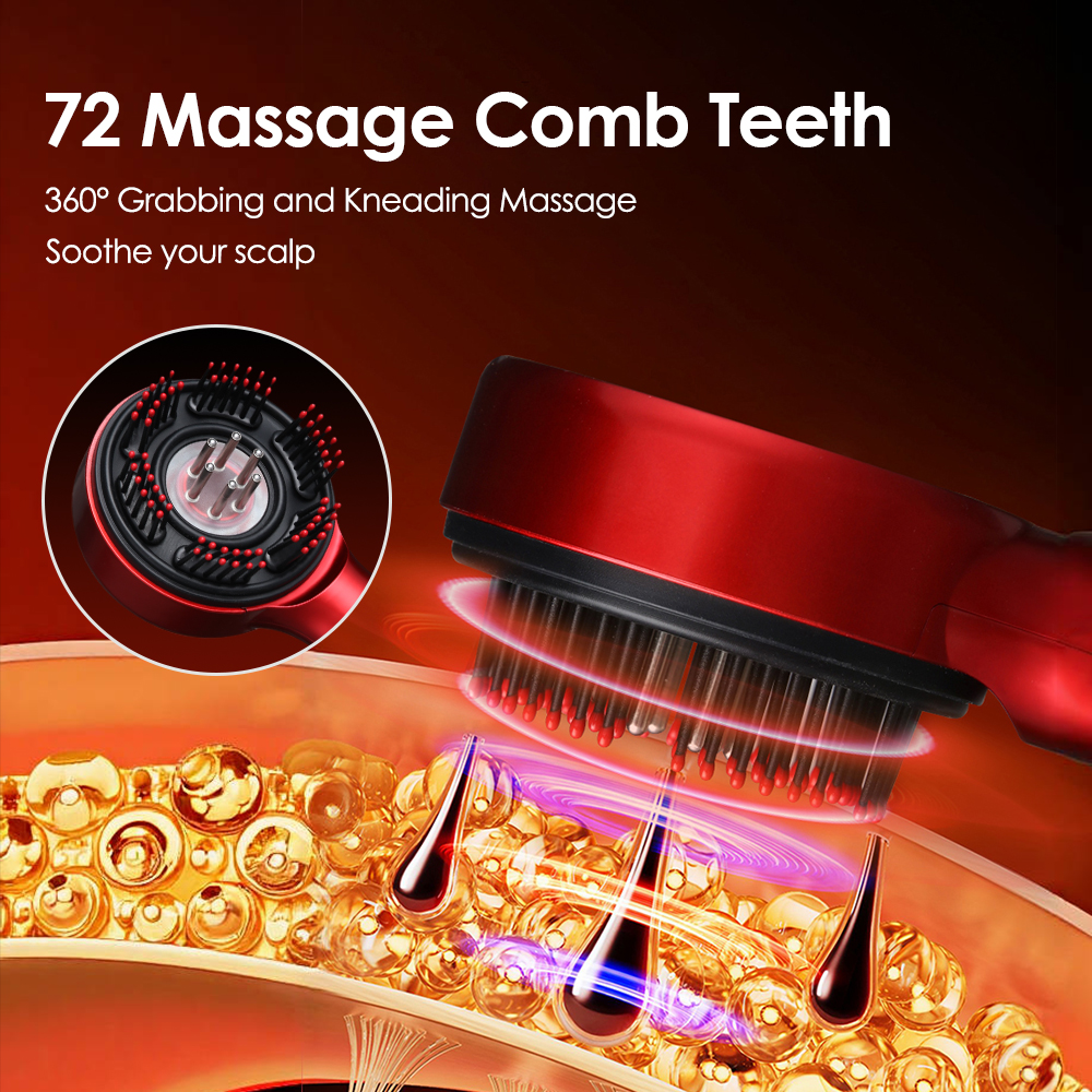 New Electric Head Massage Comb - Hair Care Essential Oil avaliação e preço