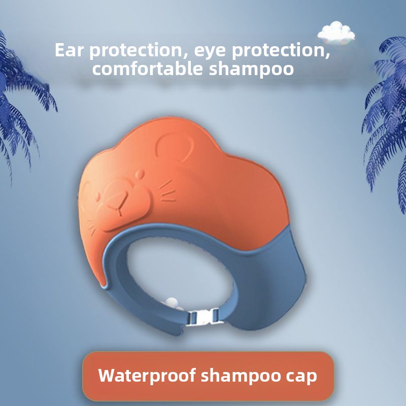 Kids Waterproof Shower Cap Bab - Hair Care Baby avaliação e preço