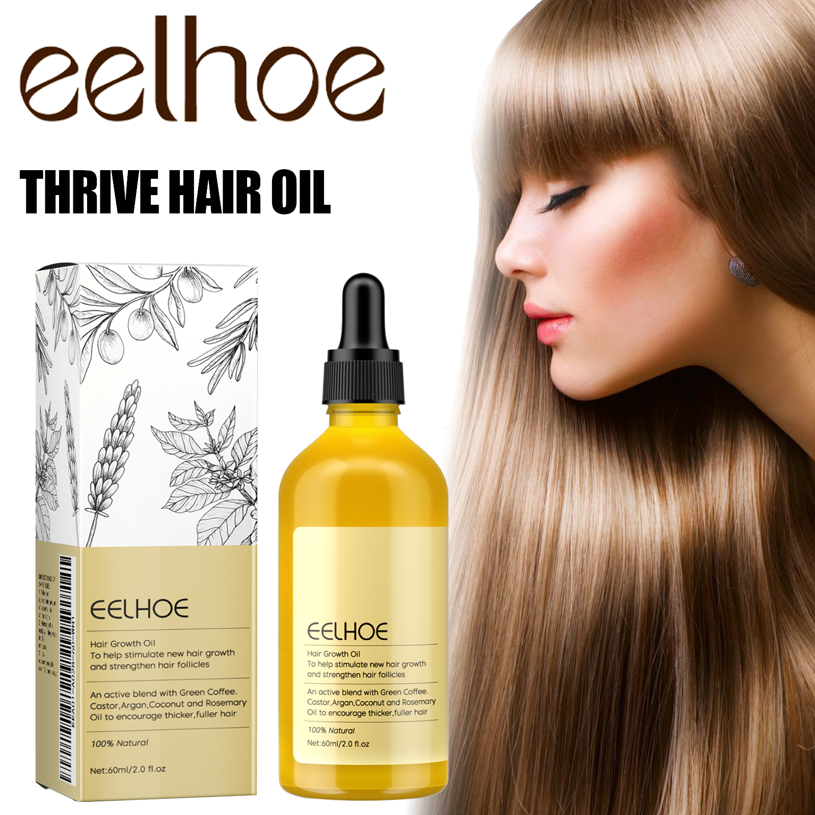 Rosemary Hair Growth Oil 60ml  - Hair Care Growth avaliação e preço