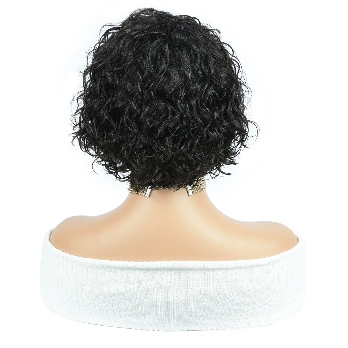 Curly Human Hair Wigs Full Mac - Hair Care Women avaliação e preço