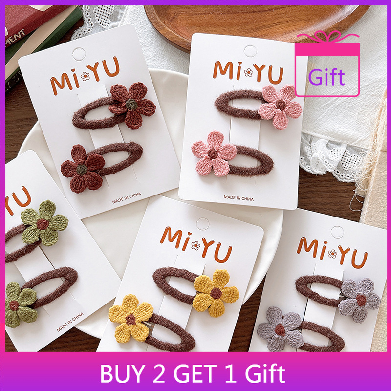 Korean Infant Hair Clips 2PCS  - Hair Care Baby avaliação e preço