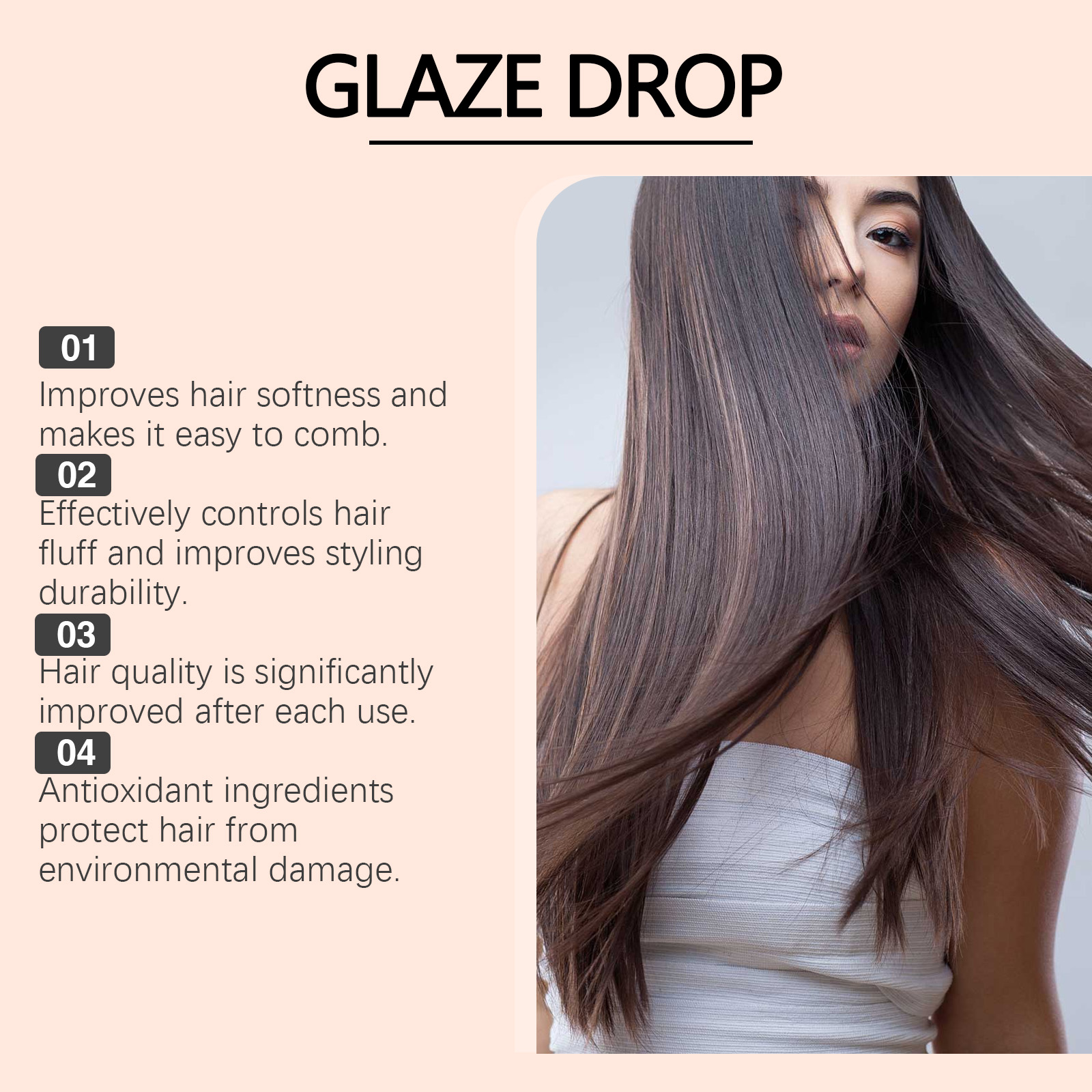 Hydrating Hair Serum for Frizz - Split End Repair Serum avaliação e preço