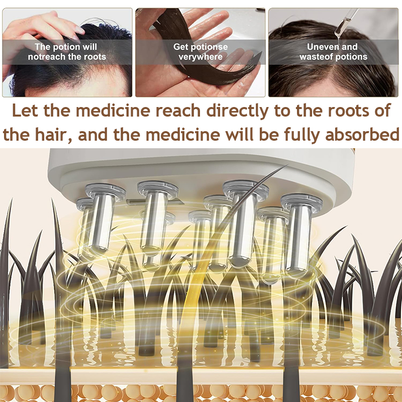 Electric Scalp Massager Portab - Hair Care Essential Oil avaliação e preço
