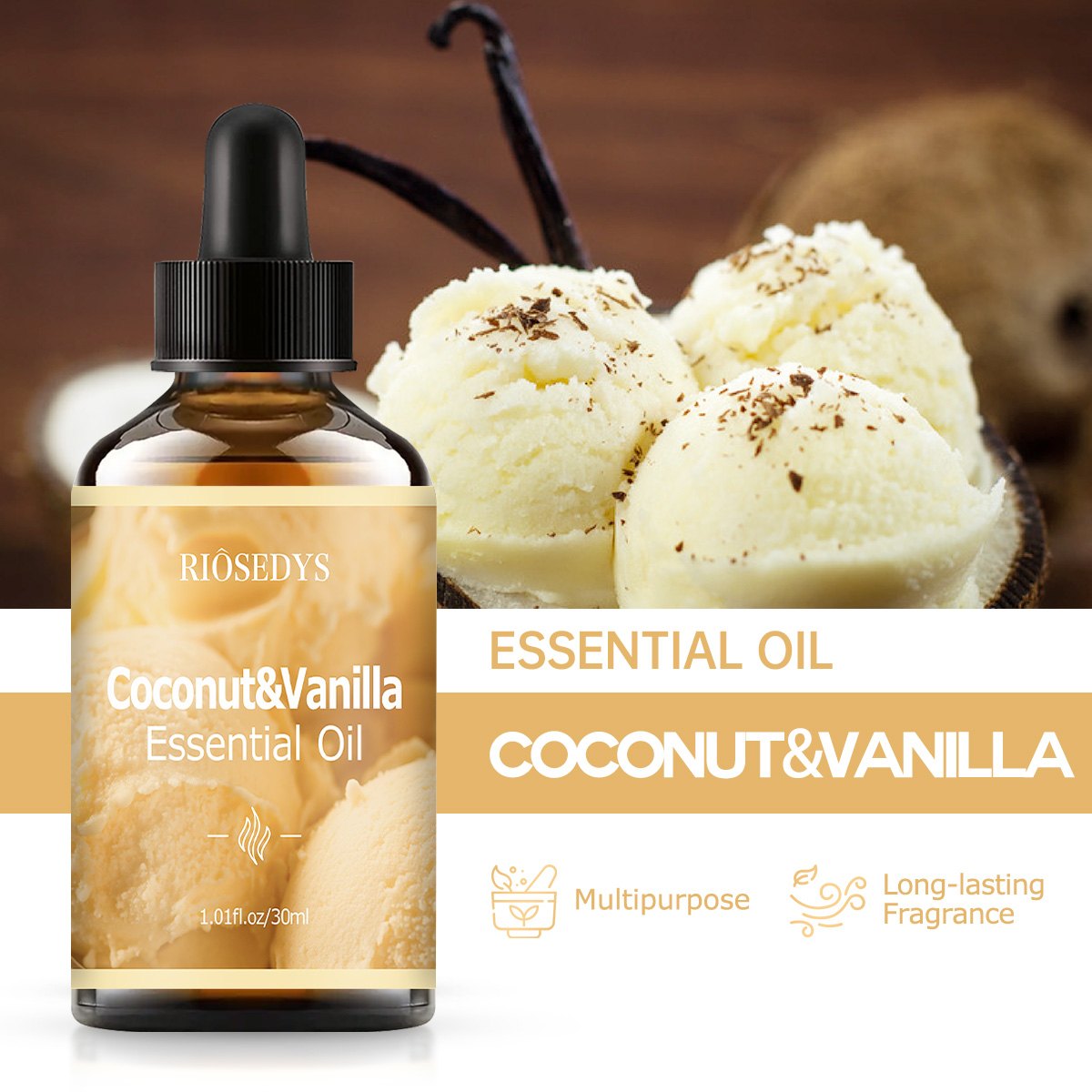 COCONUT&VANILLA essential oil  - Hair Care Fragrance Essential Oil avaliação e preço