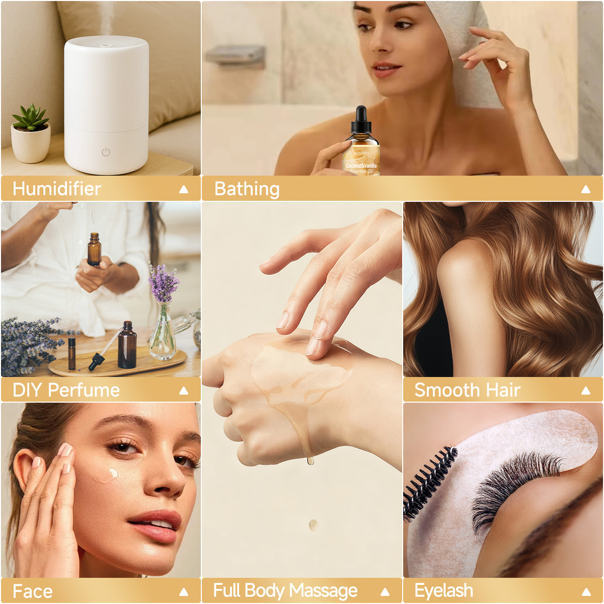 COCONUT&VANILLA essential oil  - Hair Care Fragrance Essential Oil avaliação e preço