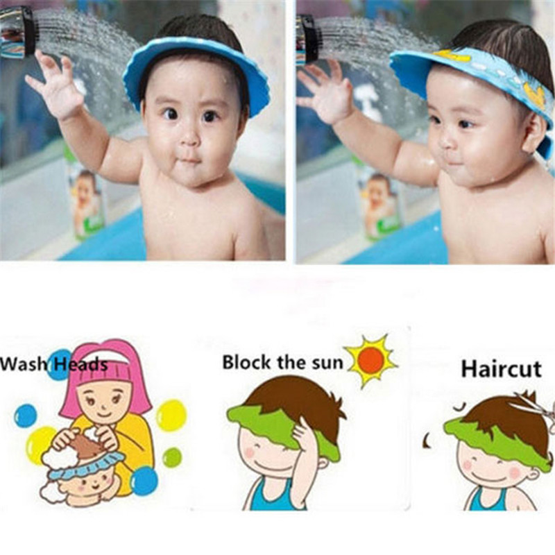 Adjustable Baby Shower Hat Tod - Hair Care Baby avaliação e preço