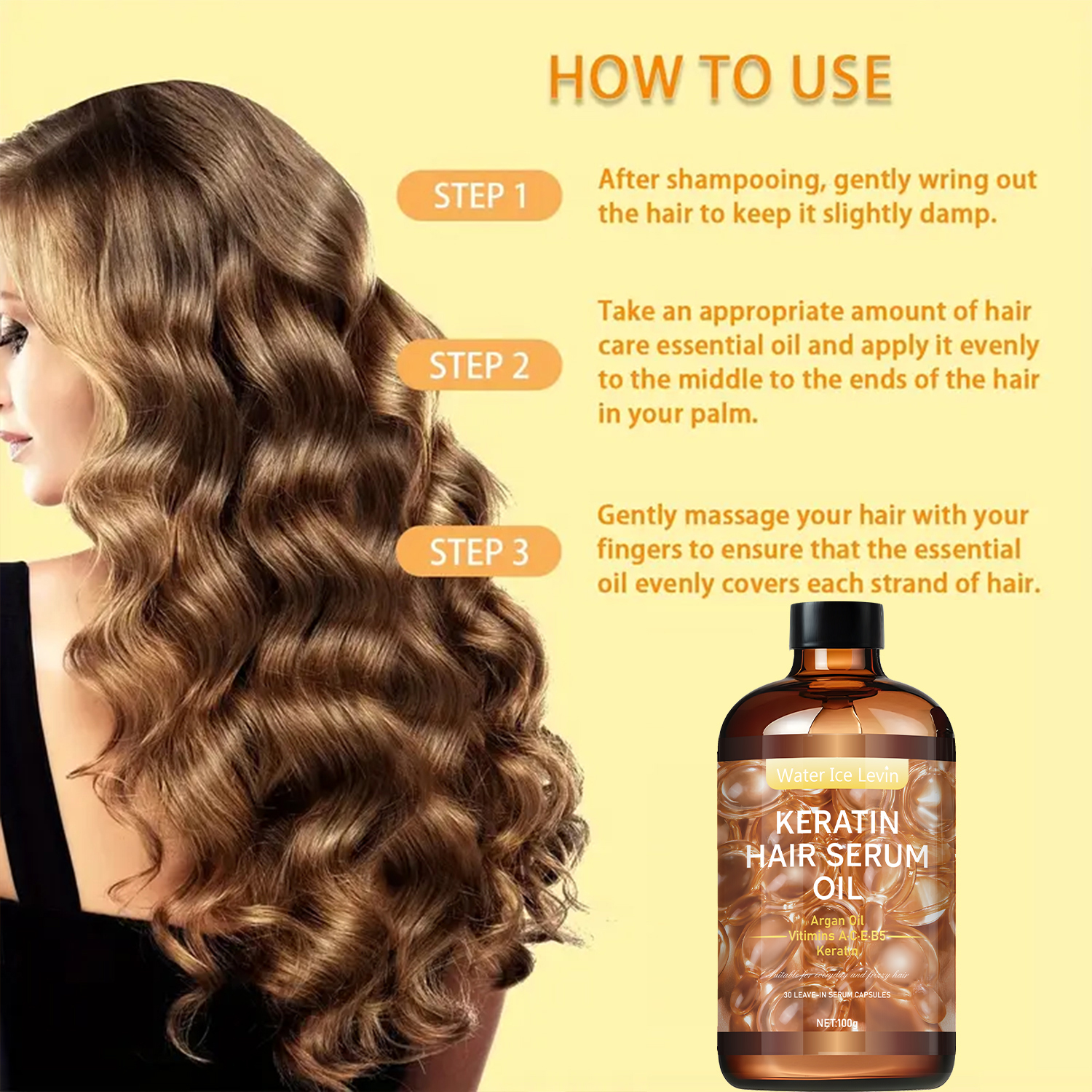 Hair Care Essential Oil, Repai - Caffeine Hair Serum avaliação e preço