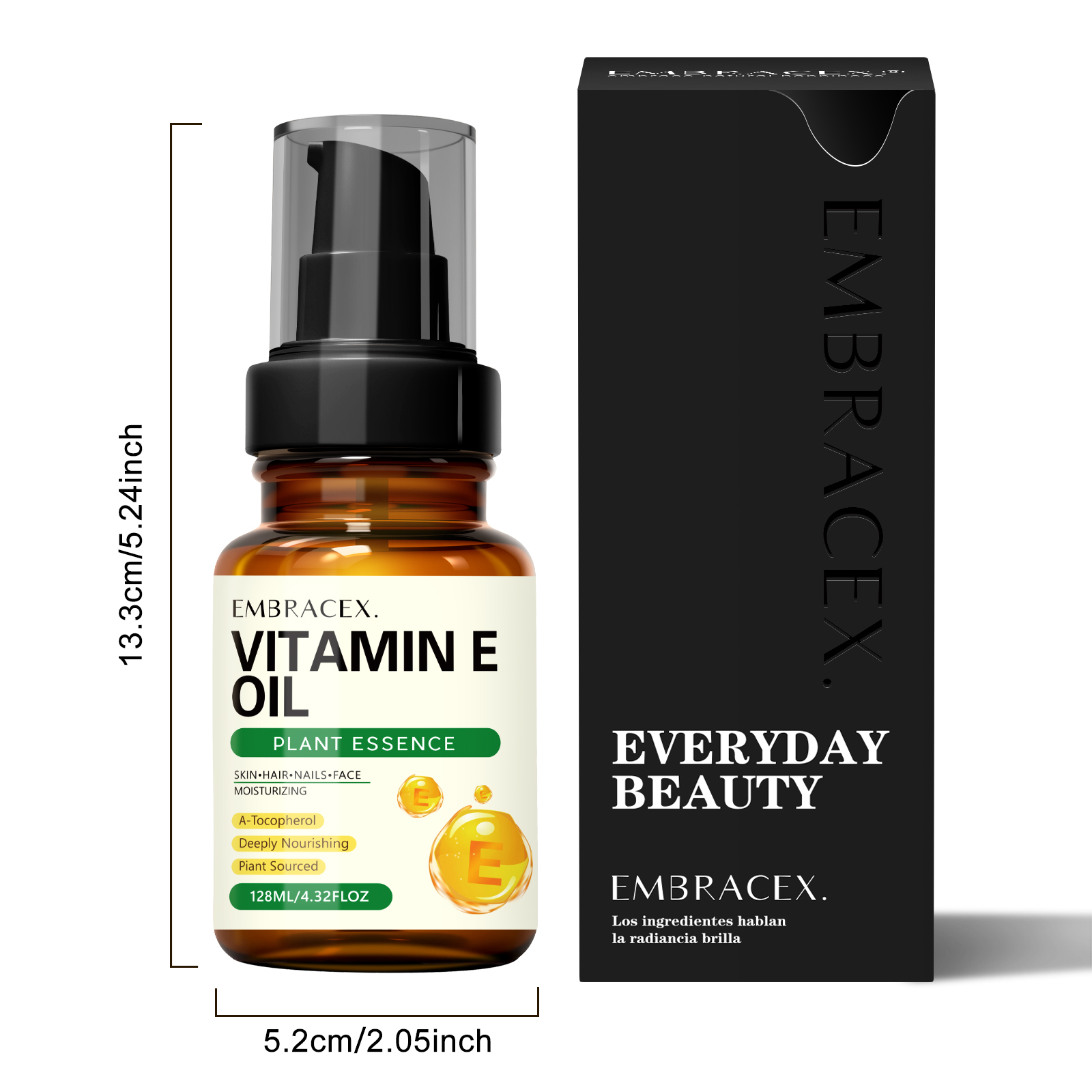 128ml Vitamin E oil Essential  - Hair Care Essential Oil avaliação e preço