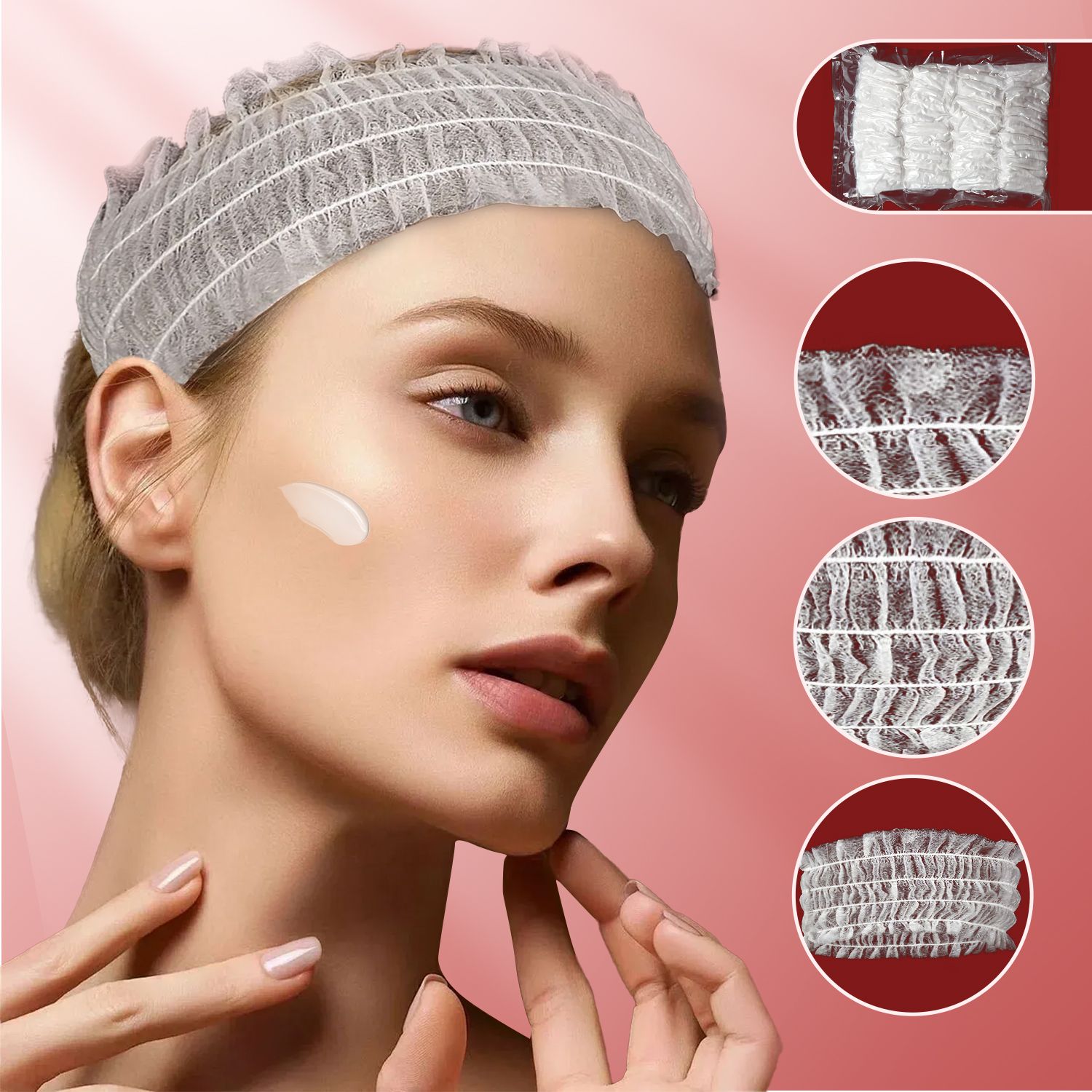 50/20 Pcs Disposable Headbands - Hair Care Journey avaliação e preço