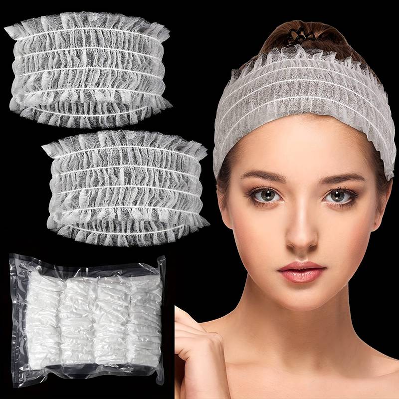 50/20 Pcs Disposable Headbands - Hair Care Journey avaliação e preço