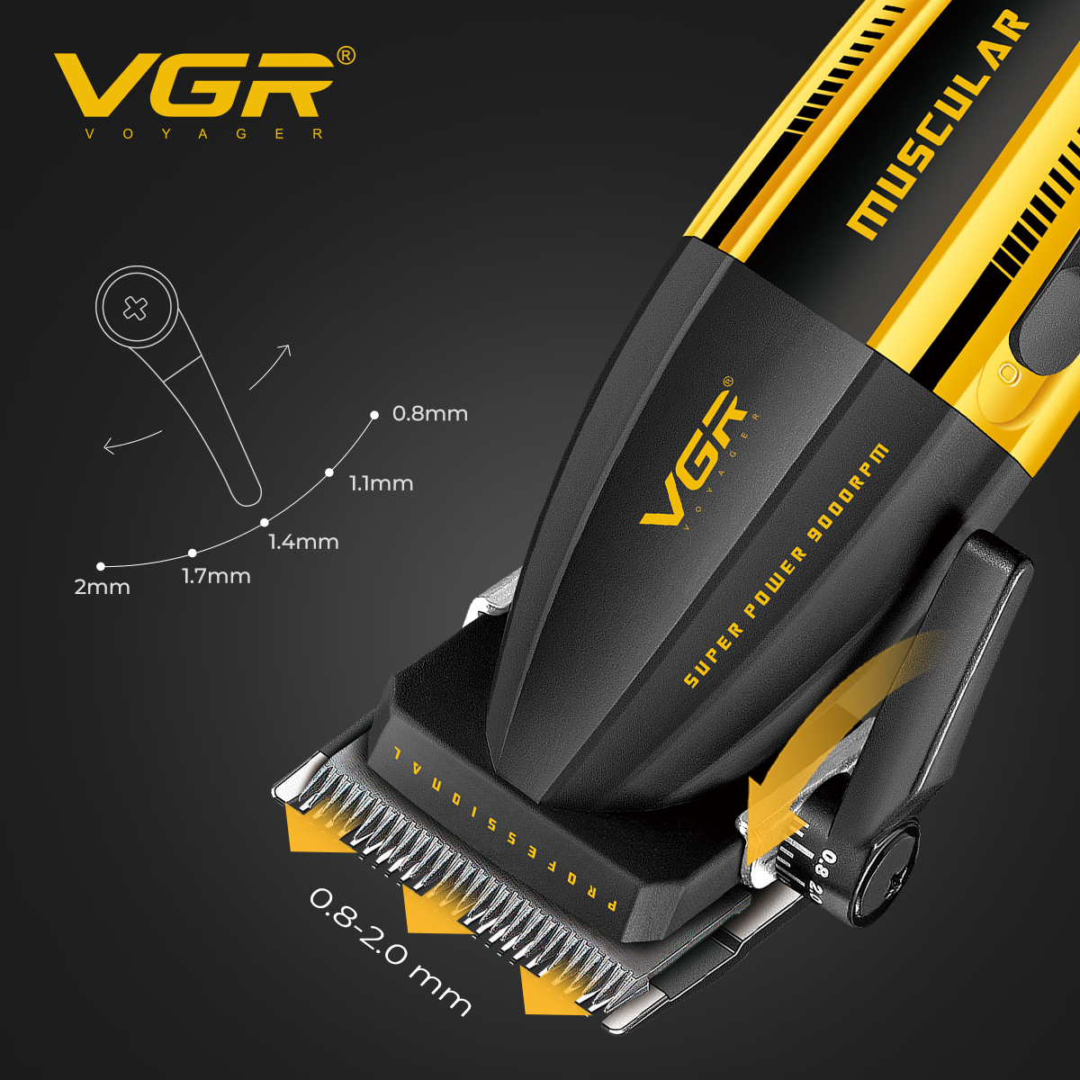 VGR Clipper Professional Hair  - Hair Care Barber avaliação e preço