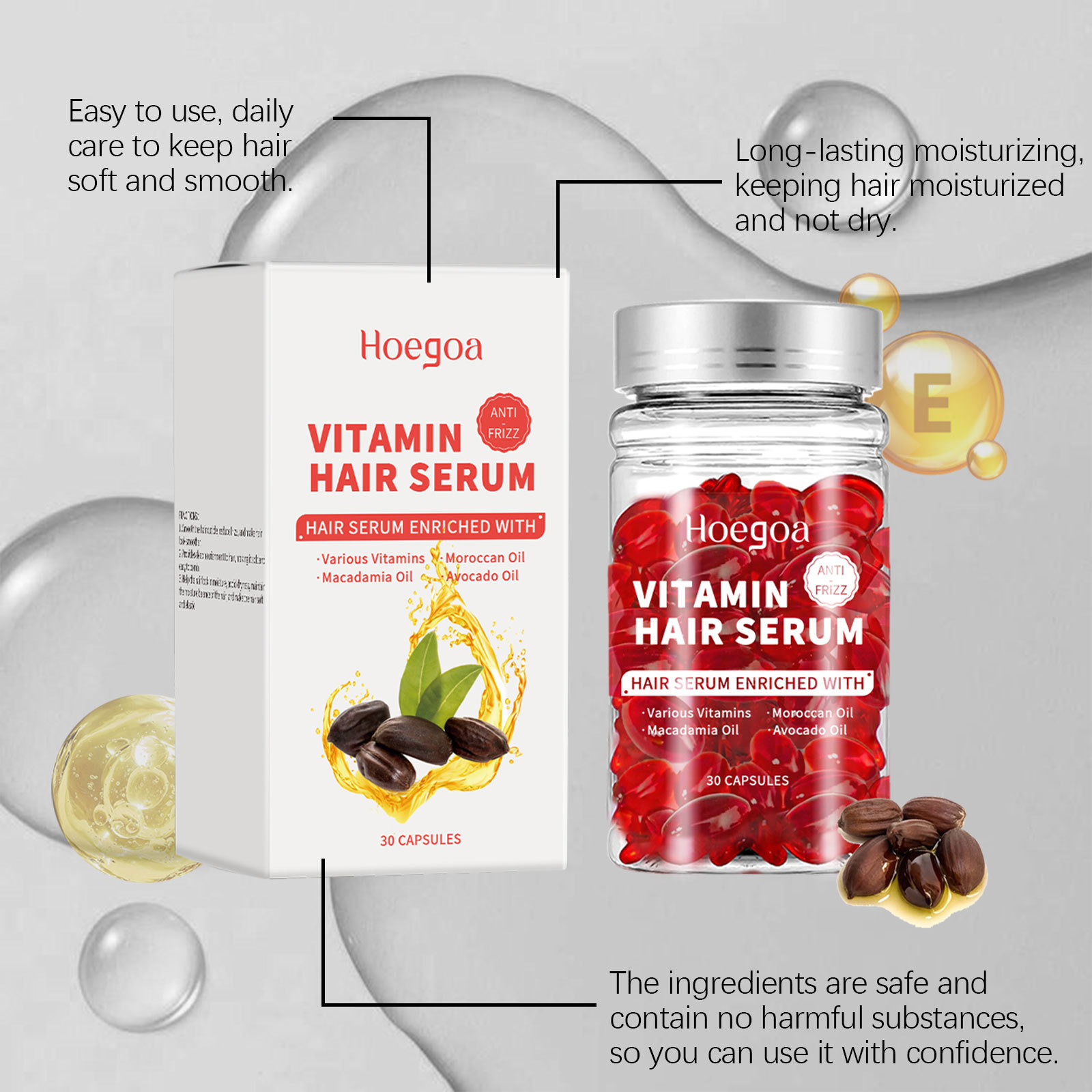 Vitamin Hair Care Serum Capsul - Hair Care Growth avaliação e preço