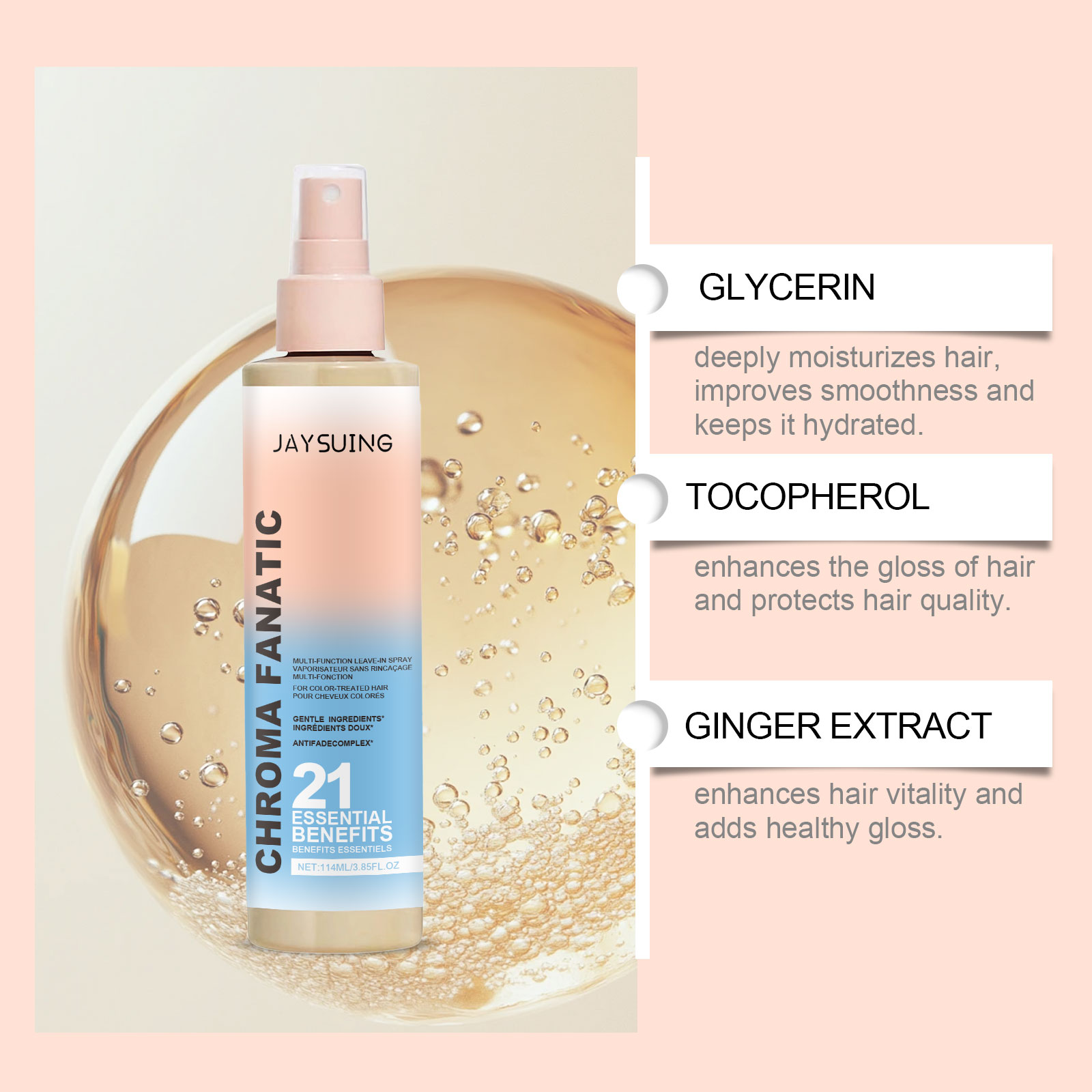 Hair Care Spray Moisturizing F - Split End Repair Serum avaliação e preço