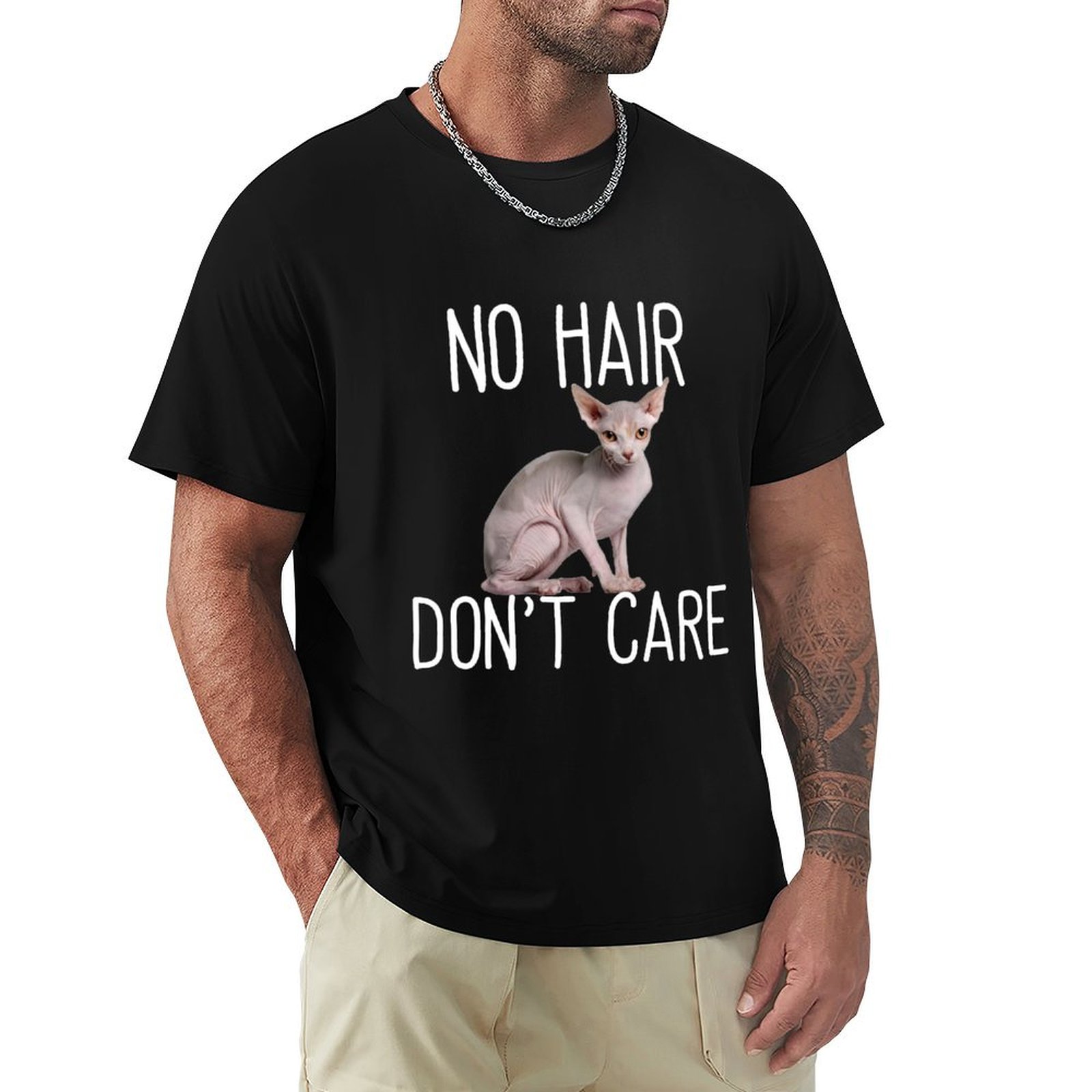 Sphynx Cat No Hair Dont Care T - Hair Care Basic avaliação e preço