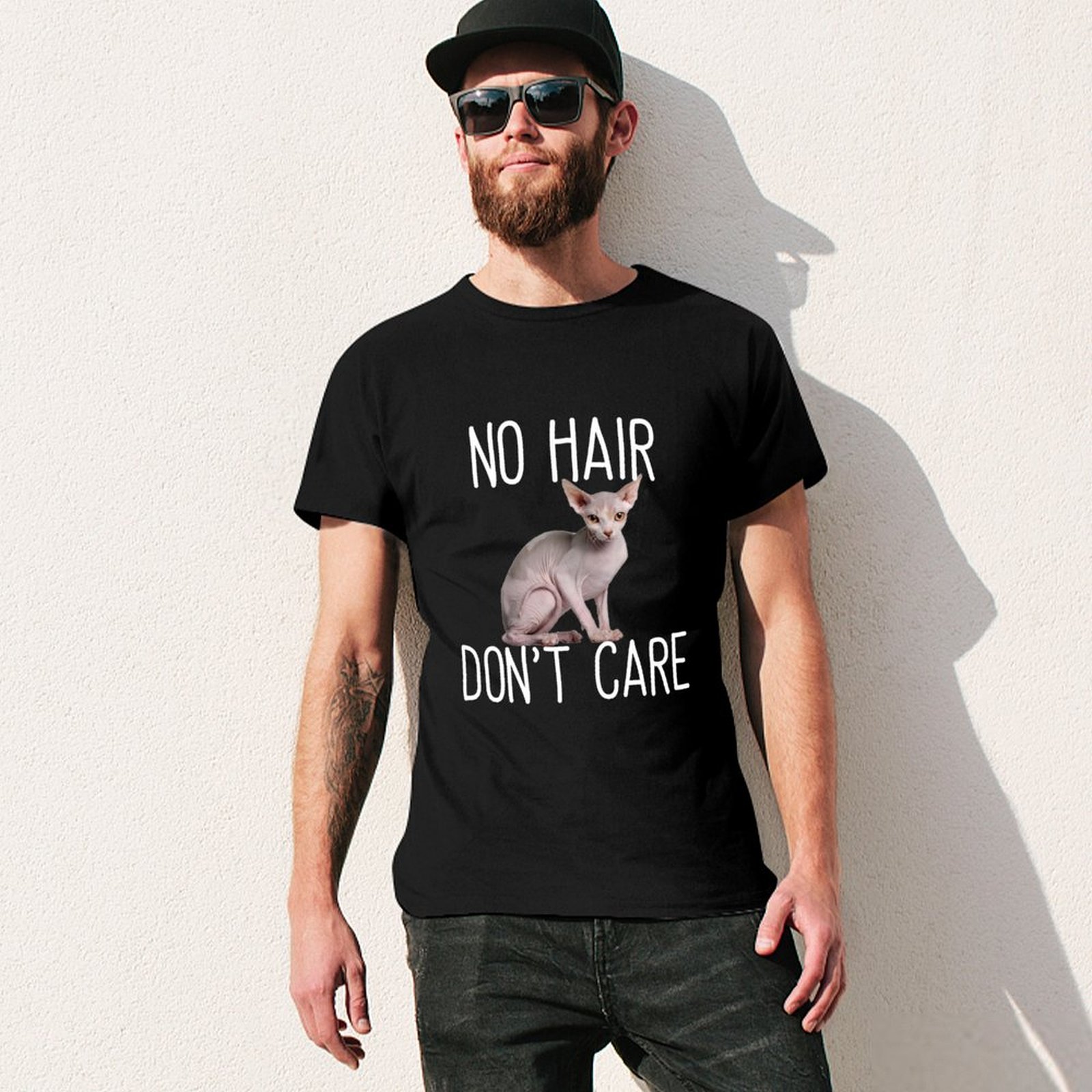 Sphynx Cat No Hair Dont Care T - Hair Care Basic avaliação e preço